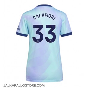 Arsenal Riccardo Calafiori #33 Kolmaspaita Naisten 2024-25 Lyhythihainen